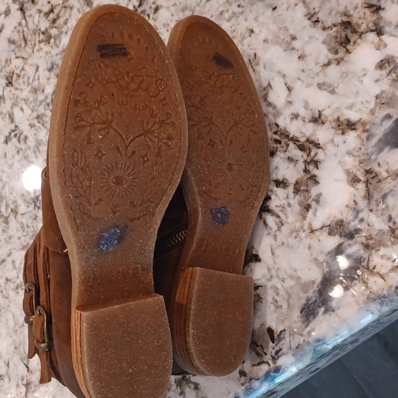 Born Moraga Glazed Ginger Distressed Comfort Leather Bootie Boots NEW SZ 9.5 - Picture 16 of 16